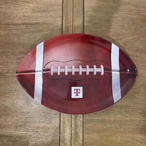 T-Mobile Tuesday Football Shaped Plate Tray Serving Platter